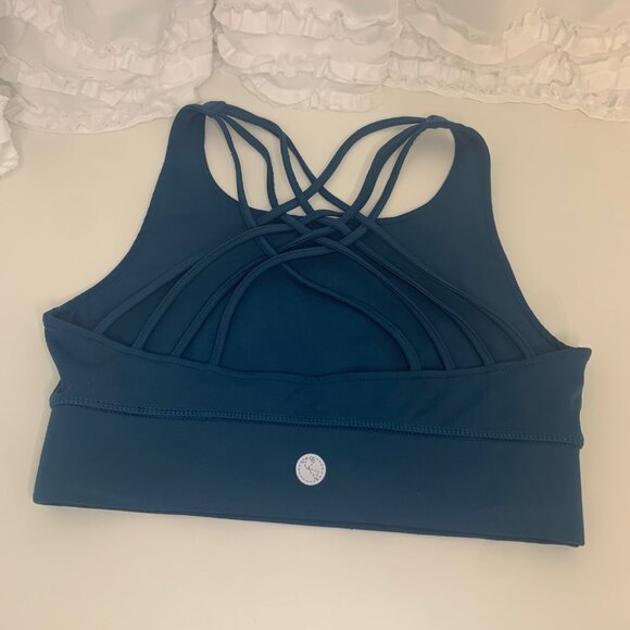 Threads 4 Thought ReActive Sports Bra Small TEAL - Picture 2 of 4